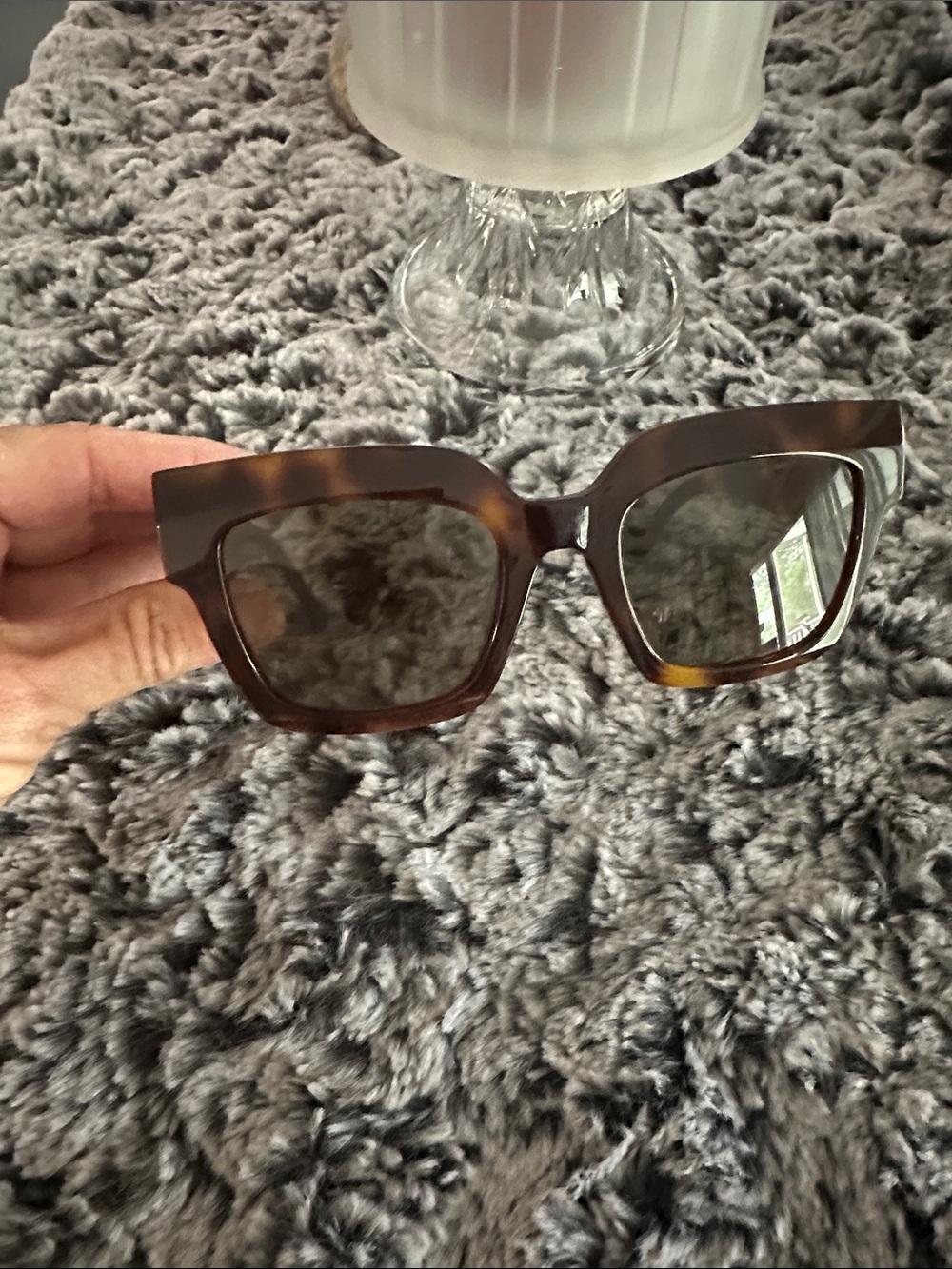Mcm authentic Tortoiseshell Square Frame Sunglasses - Stylish  no flaws new